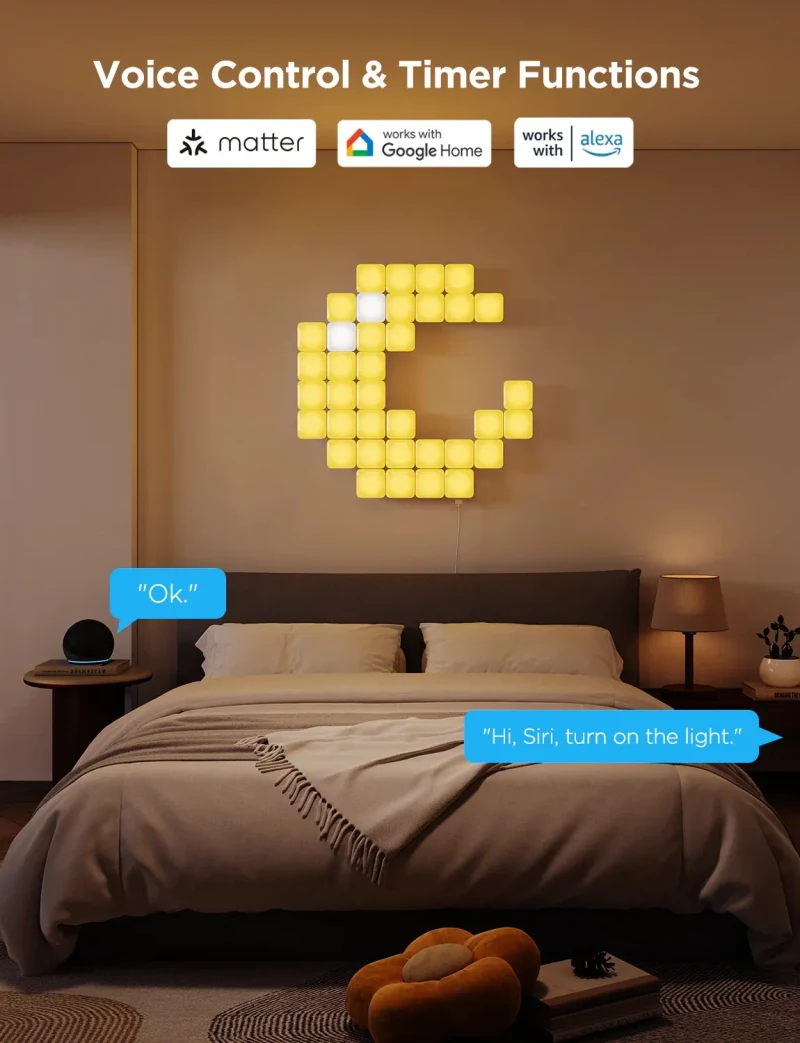 Lumini patrate GOVEE Smart Mini Panel Lights 10 Pack 7