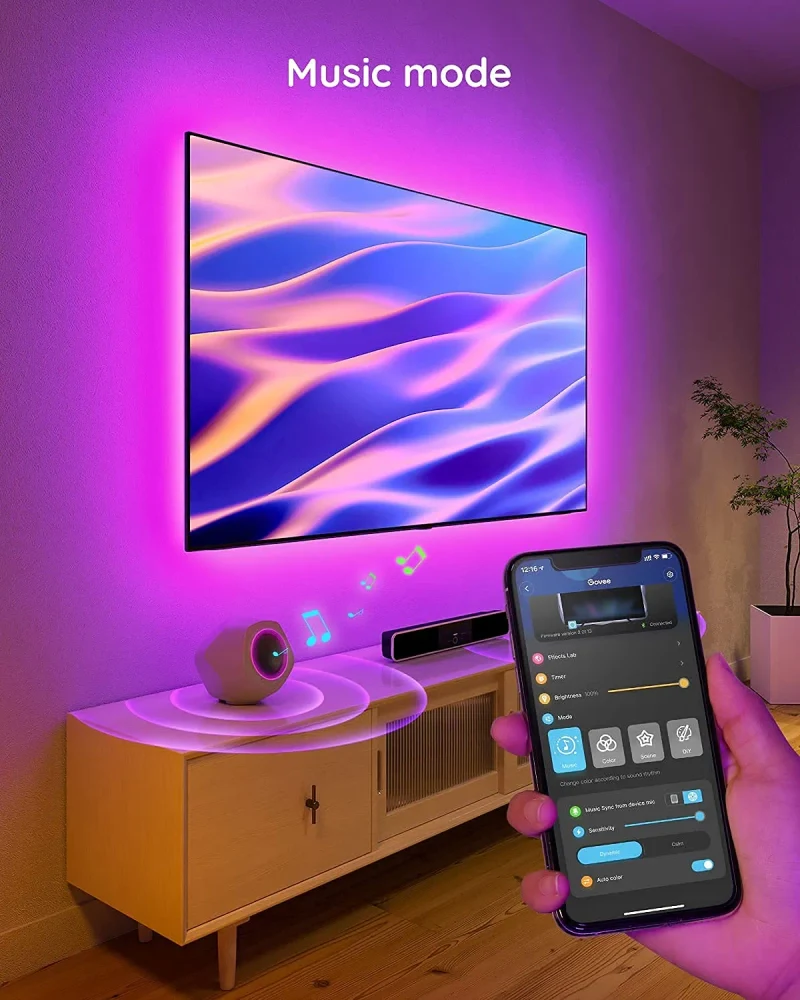 Banda de lumina TV GOVEE RGB TV Backlight (40”-60”) 5