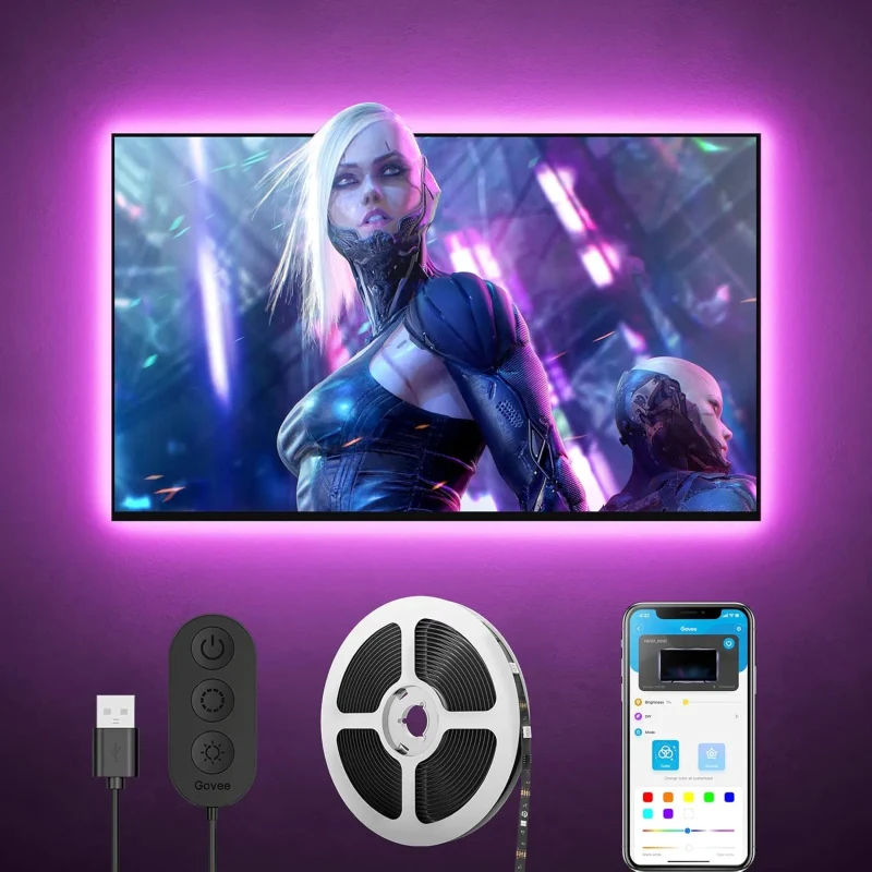 Banda de lumina TV GOVEE RGB TV Backlight (40”-60”) 7