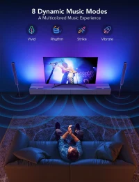 Bare luminoase TV GOVEE RGBIC TV Light Bars for 45-70 inch TVs 7