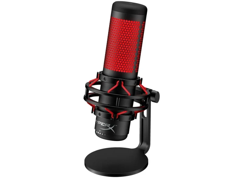 Microfon pentru streaming HyperX QuadCast 2 S, Black/Red, [9A273AA] 4