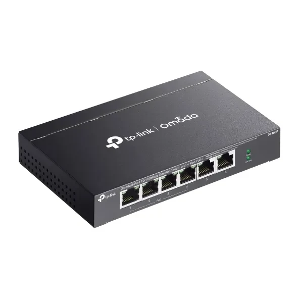 Switch TP-LINK DS106P / 6 port  / 100Mbps 4