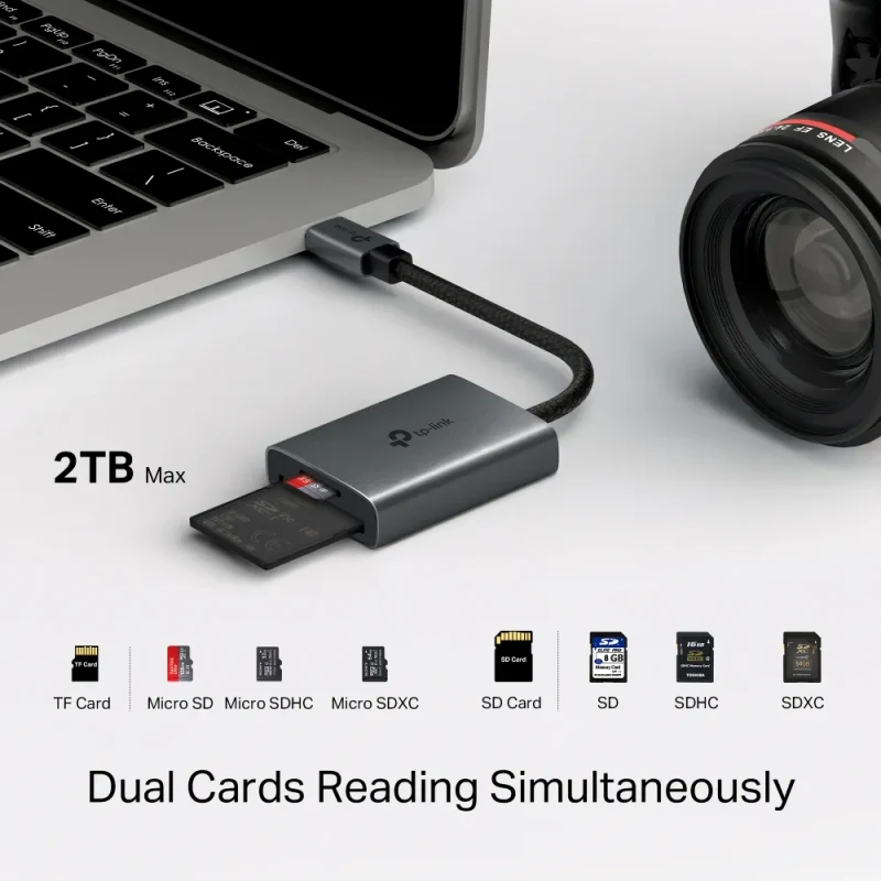 Card de memorie TP-LINK UUA430C / USB-C/ microSD / SD 4