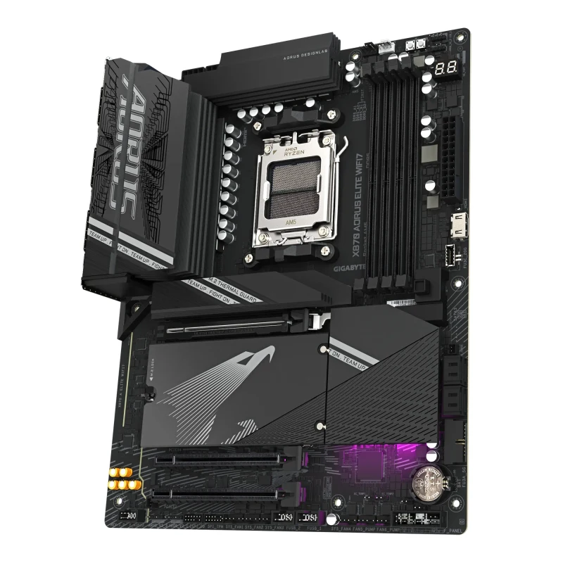 Placa de baza GIGABYTE X870 AORUS ELITE WIFI7/ AM5 / AMD X870 / DDR5 / ATX 4