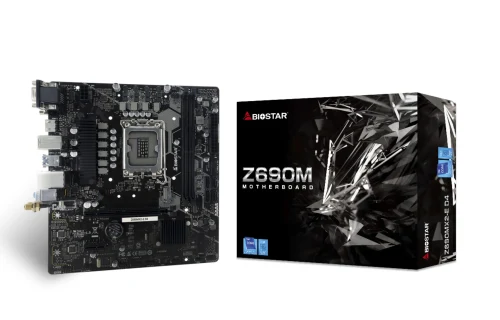 Placa de baza BIOSTAR B690MX2-E D4 /  Socket 1700 / Z690 / DDR4  / mATX