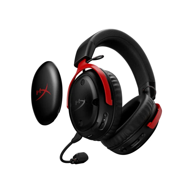 Casti Gaming Wireless HyperX Cloud III S Wireless, Black/Red, [A59Z0AA] 6