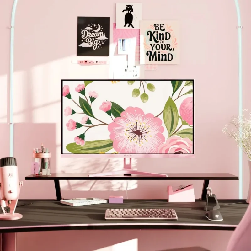 32.0” Monitor Gaming AROZZI Nova/ QHD/ 1ms/ 180Hz/ Pink 7