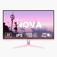 32.0” Monitor Gaming AROZZI Nova/ QHD/ 1ms/ 180Hz/ Pink