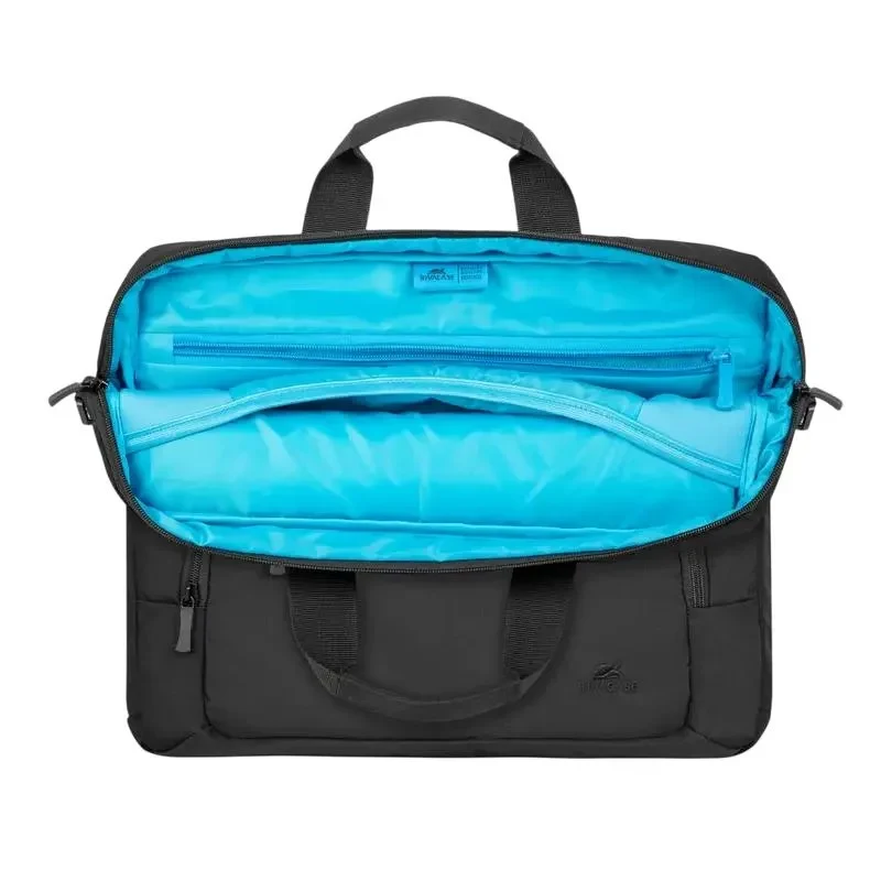 Laptop Bag Rivacase 7521, 14", Eco-Friendly rPET Polyester, Black 5