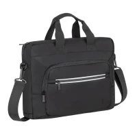 Laptop Bag Rivacase 7521, 14", Eco-Friendly rPET Polyester, Black 8