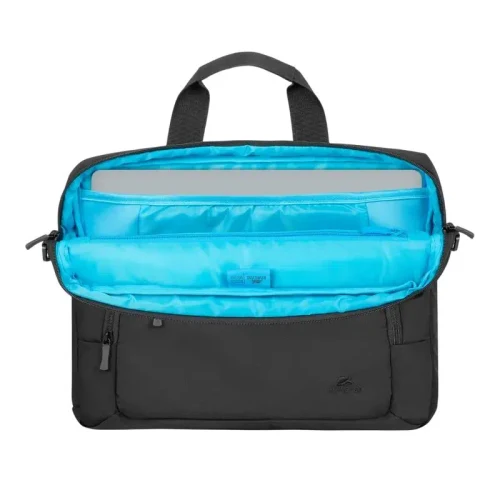 Laptop Bag Rivacase 7521, 14", Eco-Friendly rPET Polyester, Black