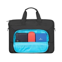 Laptop Bag Rivacase 7521, 14", Eco-Friendly rPET Polyester, Black 14