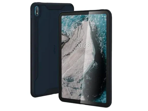 Tablet Case Book PU Leather for Nokia T20, Black