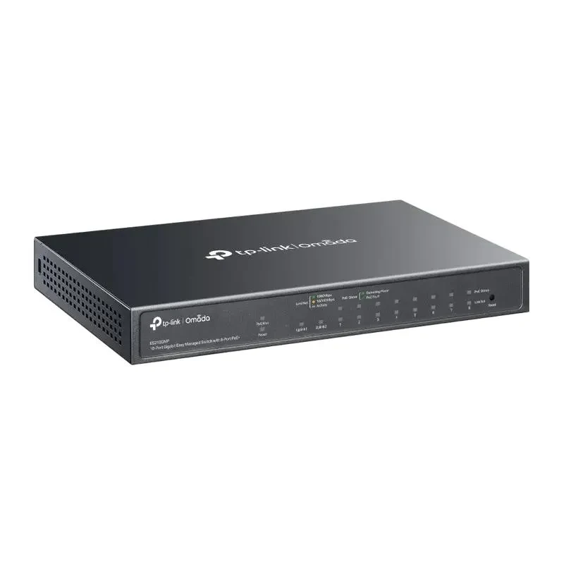 PoE Switch TP-LINK ES210GMP, 8x IEEE 802.3af/at PoE+ Ports 4