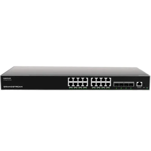 PoE Switch Grandstream GWN7812P, 16x IEEE 802.3af/at