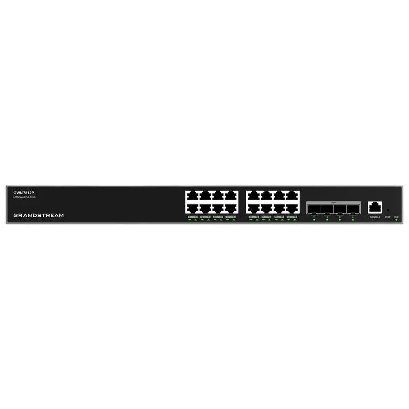 PoE Switch Grandstream GWN7812P, 16x IEEE 802.3af/at 2