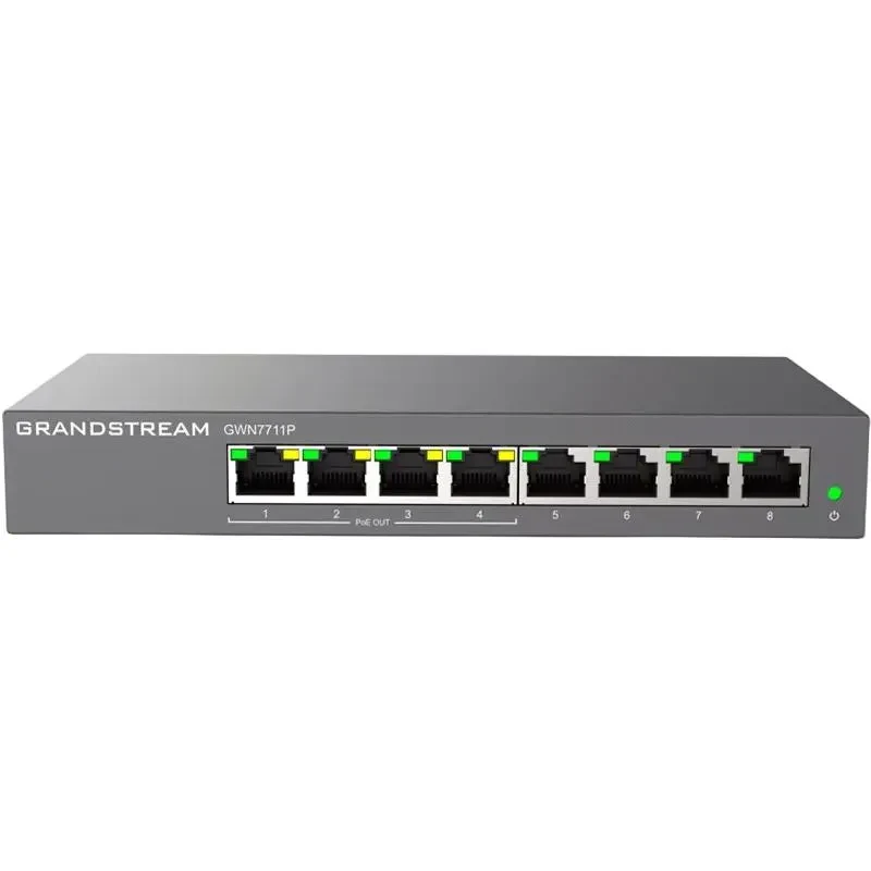 PoE Switch Grandstream GWN7711P, 4x IEEE 802.3af/at 2