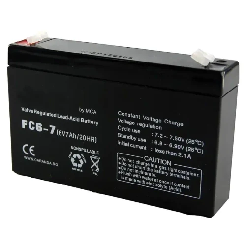 Backup Battery Ultra Power GP, 6V, 7Ah