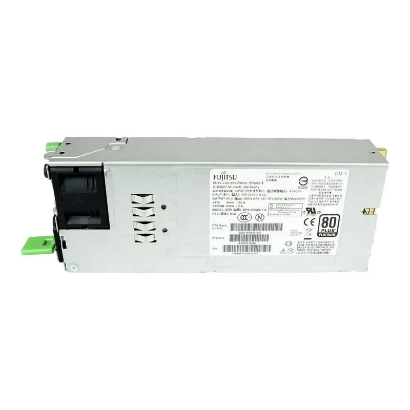 Modular PSU Fujitsu S26113-F574-L13, 800W Platinum 2