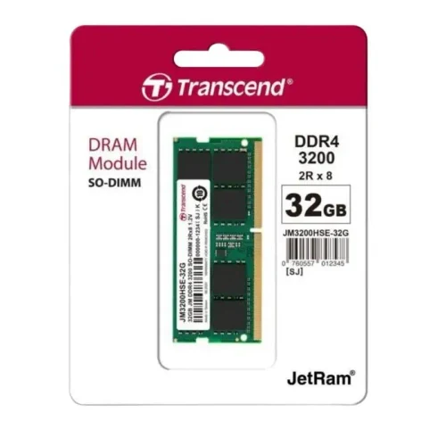 RAM Transcend JM3200HSE-32G, DDR4 SDRAM, 3200 MHz, 32GB
