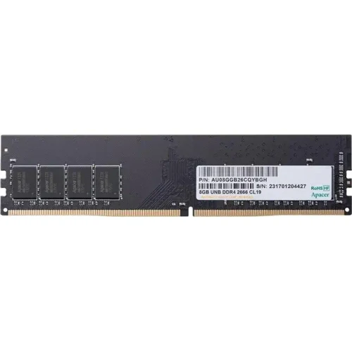 RAM Apacer AU08GGB26CQYBGH, DDR4 SDRAM, 2666 MHz, 8GB