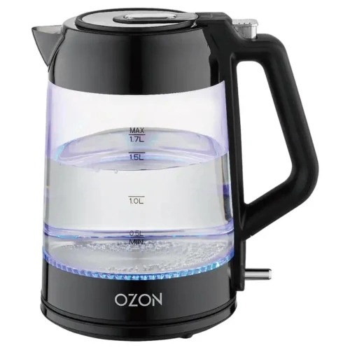 Electric Kettle OZON EKC-1705A-GS, Black