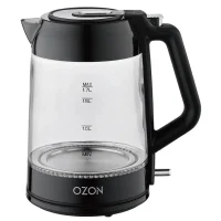 Electric Kettle OZON EKC-1705A-GS, Black 2