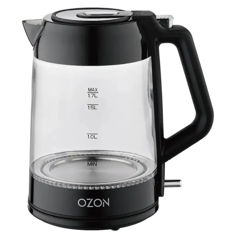 Electric Kettle OZON EKC-1705A-GS, Black 2