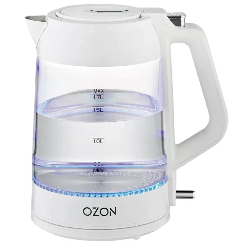 Electric Kettle OZON EKC-1705A-GS, White 2