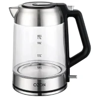 Electric Kettle OZON EKC-1705A-GS, Stainless Steel 4