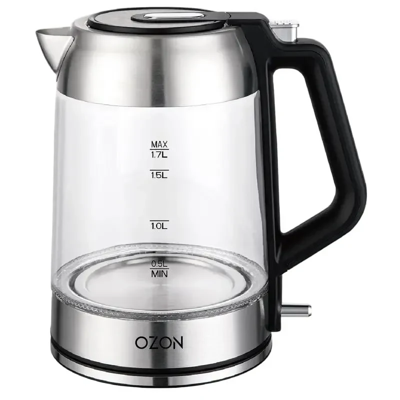 Electric Kettle OZON EKC-1705A-GS, Stainless Steel 4