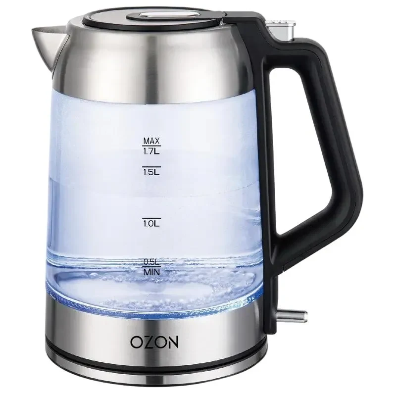 Electric Kettle OZON EKC-1705A-GS, Stainless Steel 3