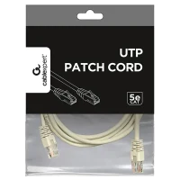 Patch cord Cablexpert PP12-2M, CAT5e UTP, 2m, Grey 2