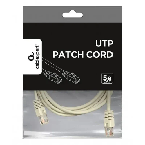Patch cord Cablexpert PP12-3M, CAT5e UTP, 3m, Grey