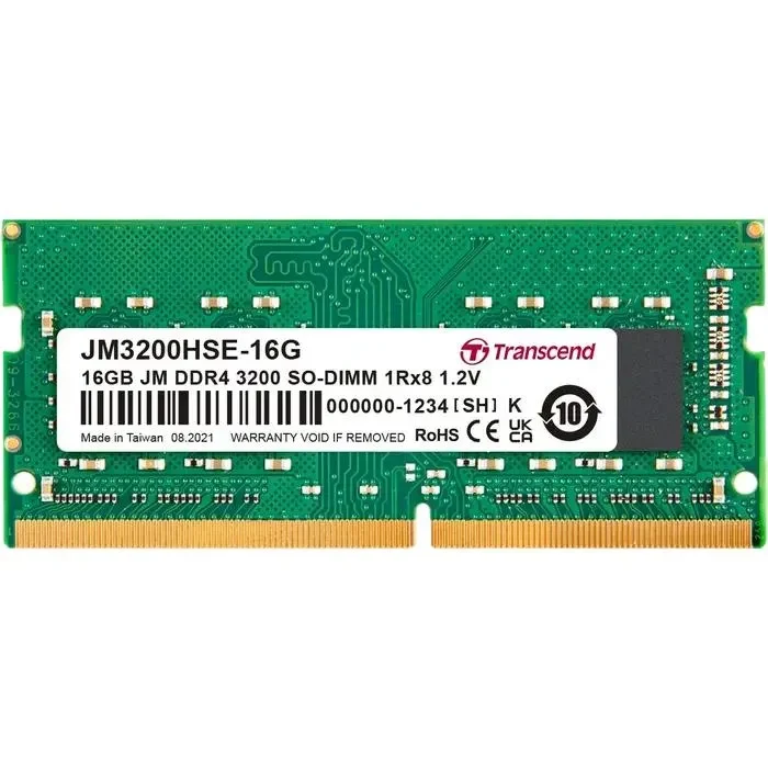 RAM Transcend JM3200HSE-16G, DDR4 SDRAM, 3200 MHz, 16GB 2