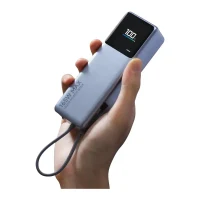 Power Bank, Xiaomi 10000 mah, (Integrated Cable) 165W, Gray, GL 10