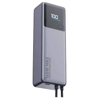Power Bank, Xiaomi 10000 mah, (Integrated Cable) 165W, Gray, GL 2