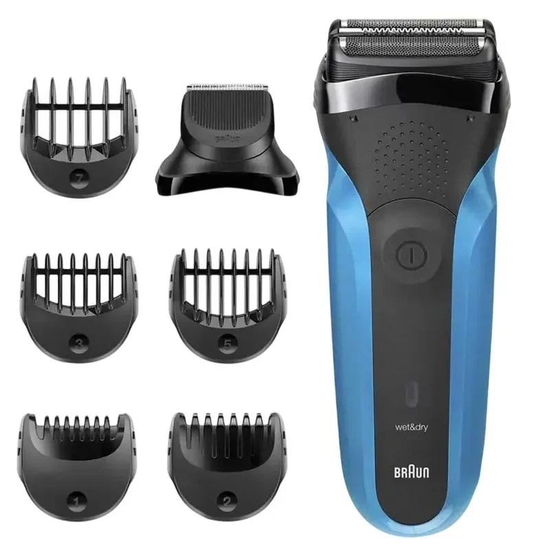 Men's Electric Shaver Braun 310BT, Black | Blue 3
