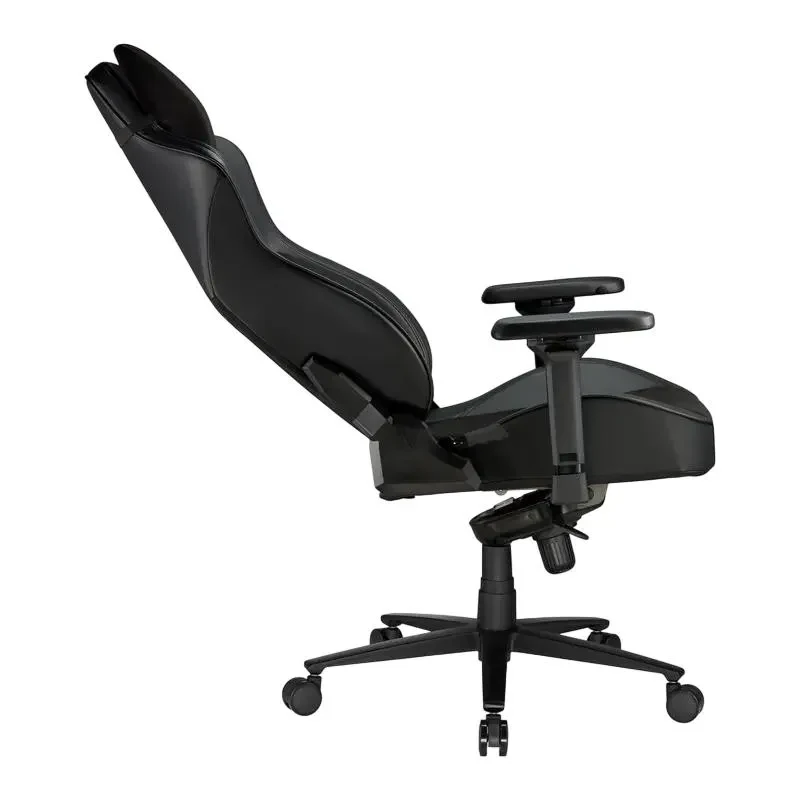 Gaming Chair Lumi CH06-39, Fabric, PU Leather, Black 8