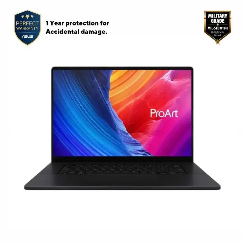 Laptop 16" ASUS ProArt P16 H7606WR, Nano Black, AMD Ryzen AI 9 HX 370, 32GB/2048GB, Windows 11 Pro 5