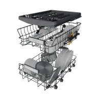 Dishwasher Whirlpool WH6UB10BS7A0X, Stainless Steel 3