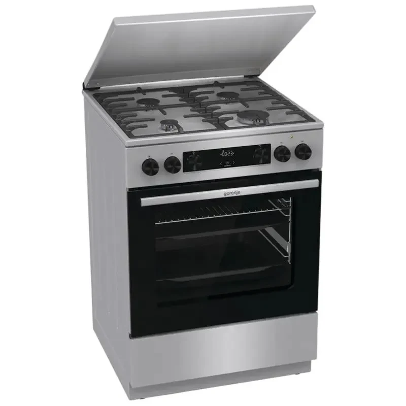 Combined cooker Gorenje GKS6C71XF, Stainless Steel 10