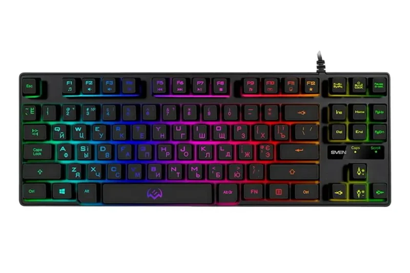 Keyboard SVEN KB-G7400, Wired, Black 5