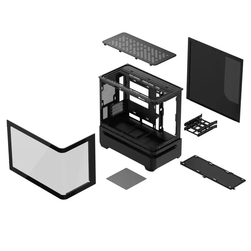 PC Case ASUS PRIME AP202 TG ARGB, Midi-Tower, , Black 3