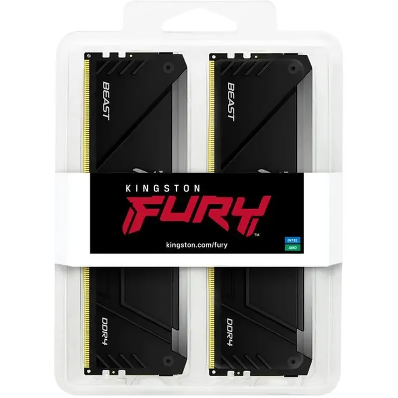 RAM Kingston FURY Beast RGB, DDR4 SDRAM, 3600 MHz, 32 GB, KF436C18BB2AK2/32 5