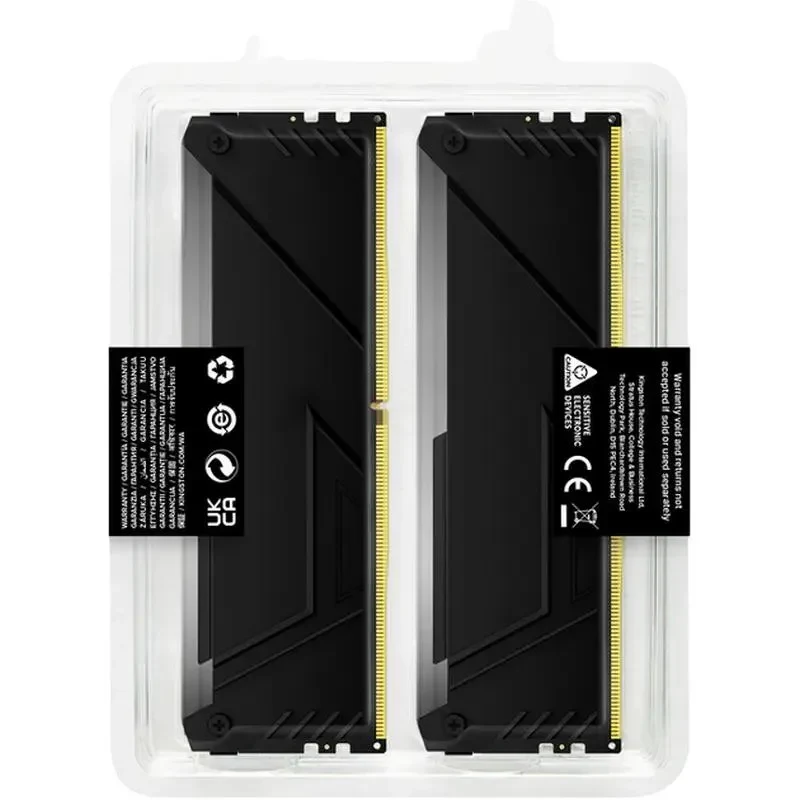 RAM Kingston FURY Beast RGB, DDR4 SDRAM, 3600 MHz, 32 GB, KF436C18BB2AK2/32 7