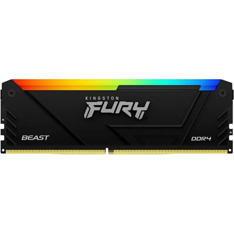 RAM Kingston FURY Beast RGB, DDR4 SDRAM, 3600 MHz, 32 GB, KF436C18BB2AK2/32 3
