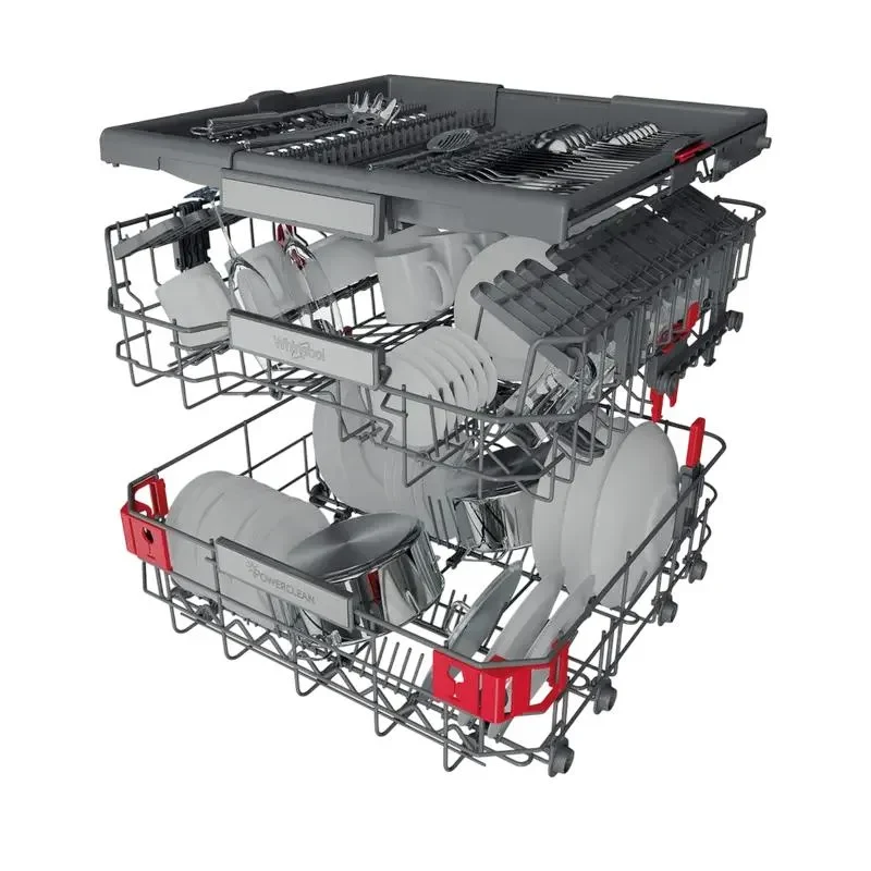 Dishwasher Whirlpool WIO 3O540 PELG, Stainless Steel 3