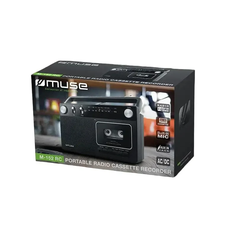Portable Radio MUSE M-152 RC, Black 2