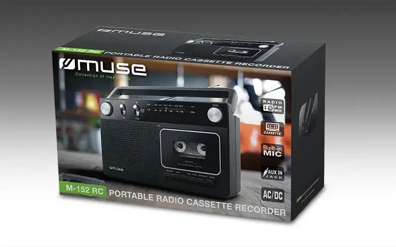 Portable Radio MUSE M-152 RC, Black 3